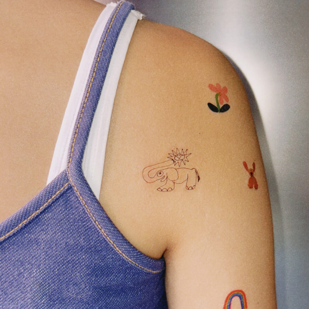 Tattoo Sticker – Coloured - Image 3