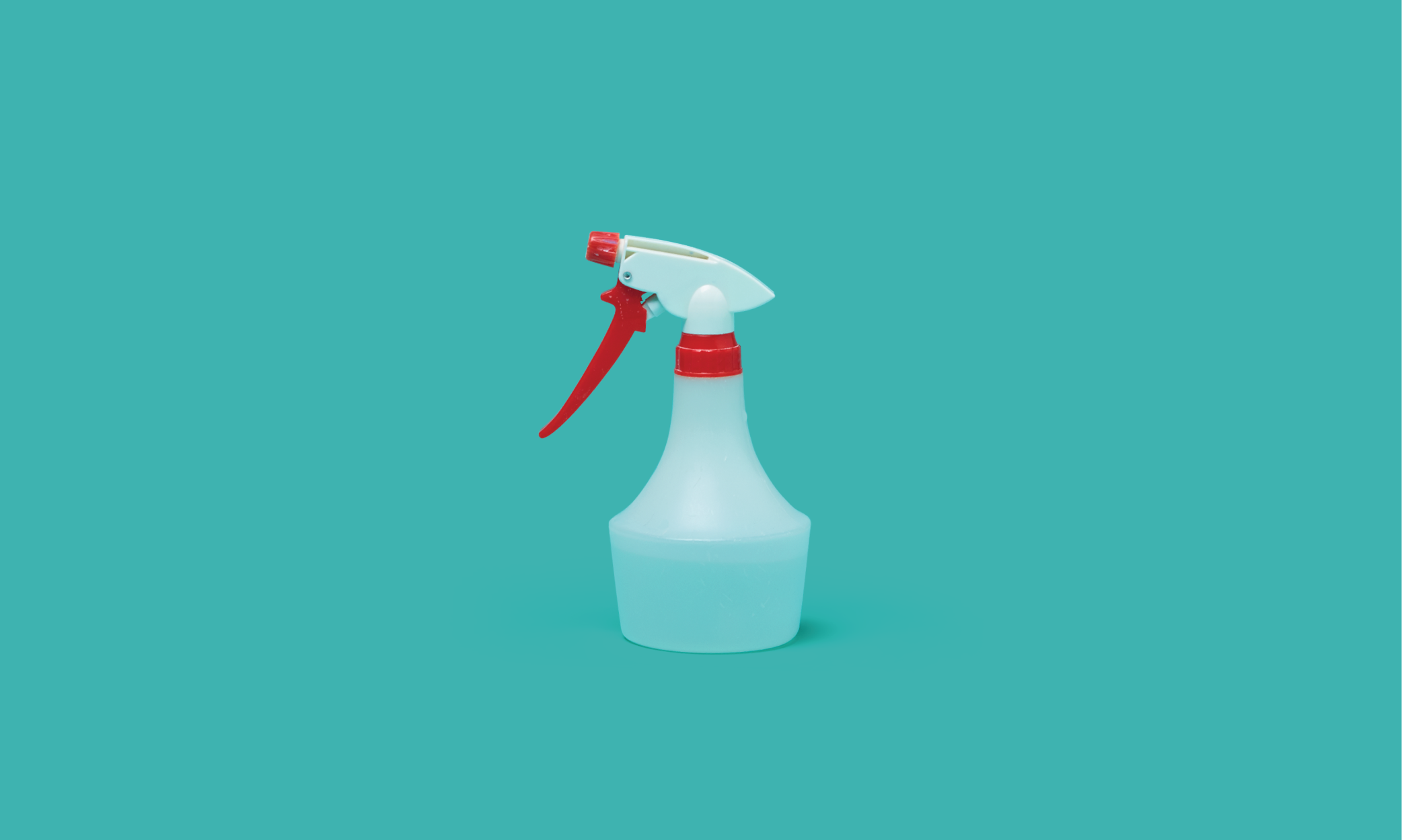 A bottle of homemade insect repellant, left at the lift for neighbours to use during the Zika outbreak.