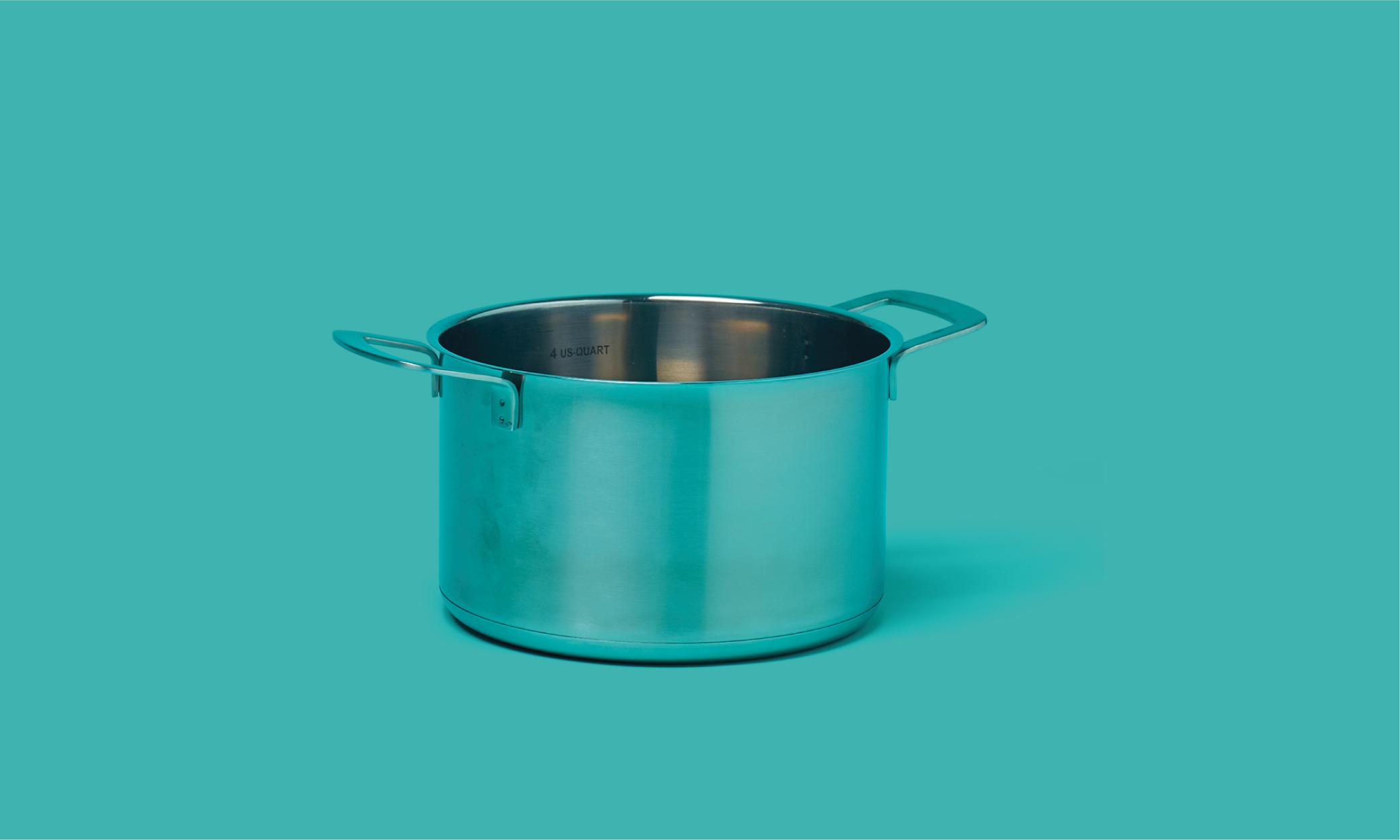 A pot such as those used by seniors learning how to cook healthy meals, taught by befrienders from the corporate world.